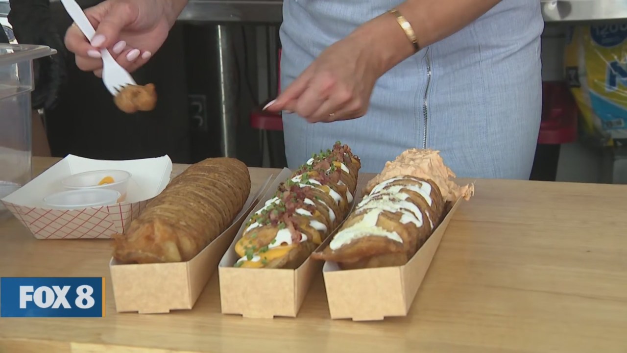 Mooses Tornado Potatoes featured on Fox 8 New Day Cleveland